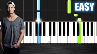 Kygo  Firestone  EASY Piano Tutorial by PlutaX  Synthesia [upl. by Ylrak950]