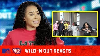 B Simone’s Audition Tape Makes Her Cringe 😂  Wild N Out Reacts  MTV [upl. by Neruat]