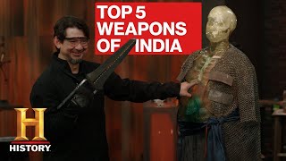 Forged in Fire TOP 5 DEADLIEST WEAPONS FROM INDIA  History [upl. by Neal756]