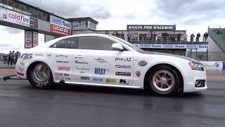 Worlds Quickest Audi A5  1240 whp  735  184mph [upl. by Inalaek]