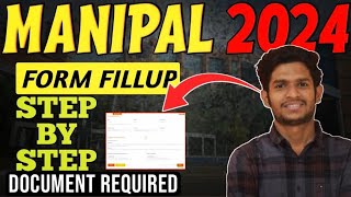 Manipal application form 2024  How to fill manipal form 2024  MET2824 [upl. by Aronoh]