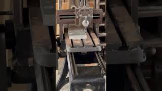 Line shaft driven metal planer [upl. by Vasta540]