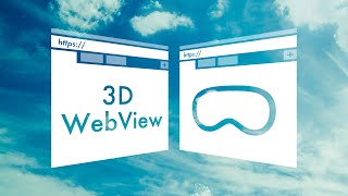 Demo of 3D WebView for visionOS [upl. by Netsrak983]