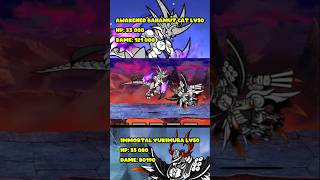 The Battle Cats Yukimura Vs Bahamut shotrs [upl. by Olympe]