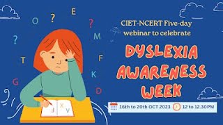 Quiz Answers of Online Webinar on “Dyslexia Awareness Week” by CIETNCERT [upl. by Aliuqahs]