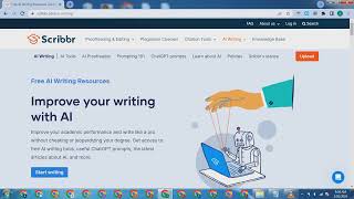 scribbr  WEBSITE AI WRITING GENERATORmp4 [upl. by Richela]