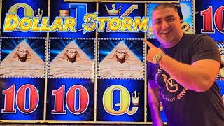 So Many BONUSES On High Limit Dollar Storm Slot Machine [upl. by Muns544]