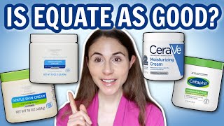 Is EQUATE AS GOOD AS CERAVE amp CETAPHIL CREAMS DERMATOLOGIST DrDrayzday REVIEWS [upl. by Curry]