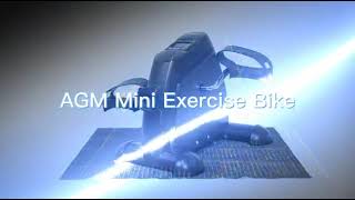 Mini Exercise Bike AGM Under Desk Bike Pedal Exerciser Foot Cycle Arm amp Leg Peddler Exe [upl. by Coco]