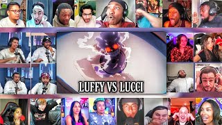 One Piece Episode 1100 Reaction Mashup  Luffy VS Lucci  Vegapunk tells about Luffys Devil Fruit [upl. by Devaj333]