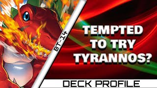 Its Time For Tyrannomon Tactics The Deck Profile [upl. by Mcclenaghan106]