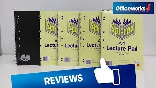 Spirax Lecture Books Overview [upl. by Esilec566]