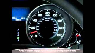 2011 2010 Acura MDX Collision Mitigation Braking System CMBS Tutorial [upl. by Adis]