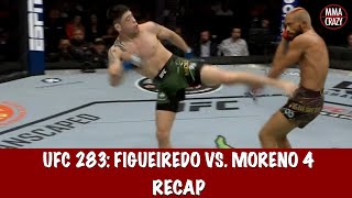 UFC 283 Deiveson Figueiredo vs Brandon Moreno 4 Recap [upl. by Suivatal]