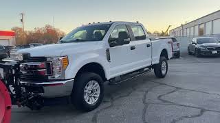 Plow Truck 2017 Ford F250 XL Crew Cab 4x4 62l V8 86quot Western Pro Plow Power Windows and Locks [upl. by Mikel]