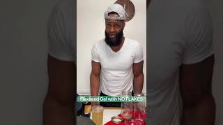 DIY NO FLAKE Flaxseed Gel for Natural Hair [upl. by Navis]