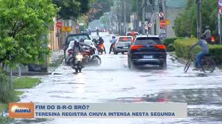 Teresina registra chuva intensa nesta segunda [upl. by Arihs]