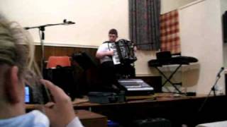 Wullie Scott plays quotDancing Fingers at Glendale Accordion Club [upl. by Eirroc]