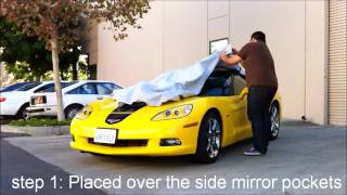 CarscovercomHow to install Ultrashield Car Cover [upl. by Amal]