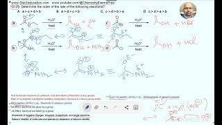 Q125 MESOMERIC EFFECT and ELECTROMERIC EFFECT  NUCLEOPHILIC SUBSTITUTION on CARBONYL CARBONS [upl. by Notsnhoj]