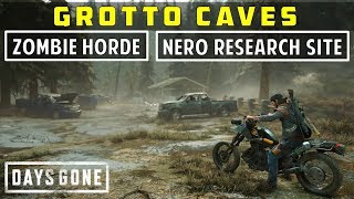 Grotto Caves  Near Pioneer Cemetery Cascade Region  Horde  NERO Research Site  Days Gone [upl. by Codding]