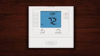 How To Program a PRO1 Thermostat T705 [upl. by Anilek700]