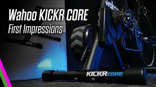 Wahoo KICKR CORE  Unboxing Setup and 1st Ride Impressions [upl. by Gerson351]