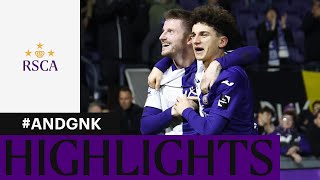 Highlights RSC Anderlecht  KRC Genk  20232024 [upl. by Skardol]