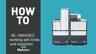 OMNISEC software 06 working with limits and baselines [upl. by Tnilc]
