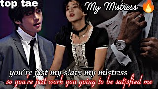 My m¡stress part 1 top tae taekook ff Hindi explain [upl. by Aikcir]