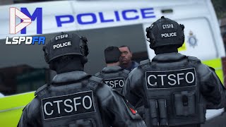 CTSFOs called to BARRICADED SUSPECT  GTA 5 British Police Mod  LSPDFR UK [upl. by Ertnom108]