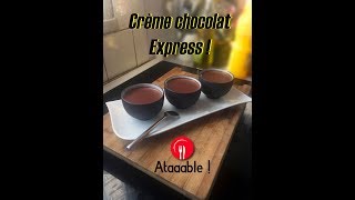 Dessert  Crème Chocolat Express [upl. by Cronin]