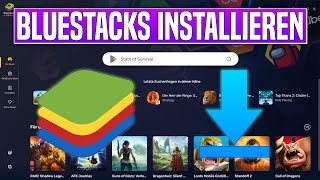 BlueStacks installieren Windows 10 amp Windows 11 Deutsch  Tutorial [upl. by Caitrin]