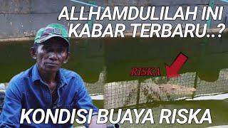 KUNJUNGANKABAR TERBARU BUAYA RISKA DI TABANG ZOOAMBO MELEPAS RINDU [upl. by Eelyah]