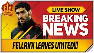 Fellaini Leaves Manchester United Man Utd Transfer News [upl. by Lyrahs]