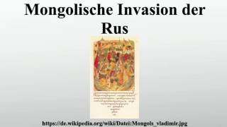 Mongolische Invasion der Rus [upl. by Aicekan]