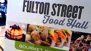 Harrahs Las Vegas Fulton Street Food Hall  Full Tour [upl. by Fraze]