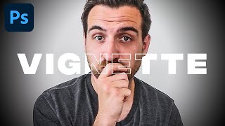 How to Add Vignette in Photoshop Tutorial [upl. by Hewett]