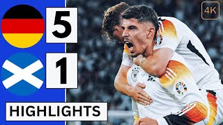 🇩🇪Germany vs Scotland 51 HIGHLIGHTS amp All GOALS  EURO 2024 [upl. by Brad669]