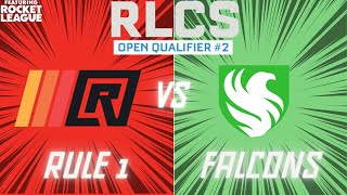 MENA 2024 RLCS Open Qualifier 2 FINALS  RULE 1 vs FALCONS  Full Match Replay RLCS Championship Q2 [upl. by Angelico]