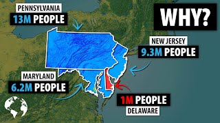 Why So Few Americans Live In Delaware As Compared To Pennsylvania Maryland or New Jersey [upl. by Wilser]