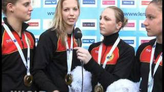 Neue Golden Girls des deutschen Schwimmsports im Interview [upl. by Punke]