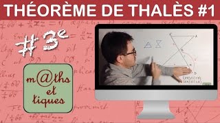 Appliquer le théorème de Thalès 1  Troisième [upl. by Anigue]