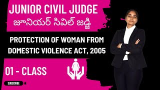 PROTECTION OF WOMAN FROM DOMESTIC VIOLENCE ACT 2005  JUNIOR CIVIL JUDGE  APTS [upl. by Airolg]