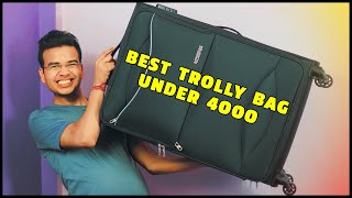 Best Trolly Bag 🧳 under 4000 in INDIA  American Tourister Large Luggage Bag Review [upl. by Aneelehs]