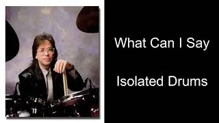 Boz Skaggs What Can I Say Isolated Drums [upl. by Aronaele]