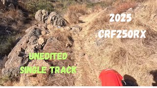 2025 Crf250rx  Unedited Section of Single Track Over a Hill and Through A Valley dualenduro [upl. by Gherlein]