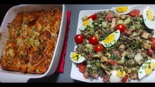 gratin au légume de saison et salade de lentille [upl. by Free]