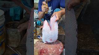 Amazing Tripletail Fish Cutting Skills In Bangladesh Fish Market shorts [upl. by Brinna580]