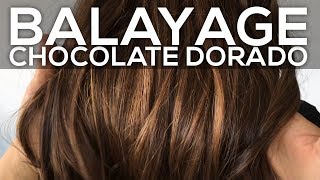 BALAYAGE BABYLIGHTS CHOCOLATE DORADO  DANIELA MURIEL [upl. by Howlyn768]